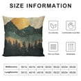 thumbnail image 5 of Nawypu Abstract Boho Throw Pillow Covers Mountain Nature Landscape Sunset Forest Pillow Covers Modern Cushion Case for Home Sofa Couch Bed Outdoor Indoor Decoration, 5 of 5