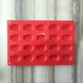 thumbnail image 4 of PENGXIANG New Kitchen Tools & Gadgets 11.5  X 6.7  20 Cavity Mini Madeleine Shell Cake Pan Silicone Mold Cookies Baking Mould, 4 of 5