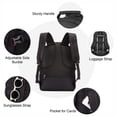 thumbnail image 4 of Mochila de viaje LOVEVOOK para hombre, 17 pulgadas, impermeable, azul oscuro, 4 of 6