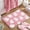 Pink, variant on Halloween Spooky Ghost Bath Mat - Black Gothic Bathroom Rug, Soft Plush Non-Slip Washable Ghost Bath Rug for Halloween Bathroom Decor, Machine Washable 16x24 Inch, Orange