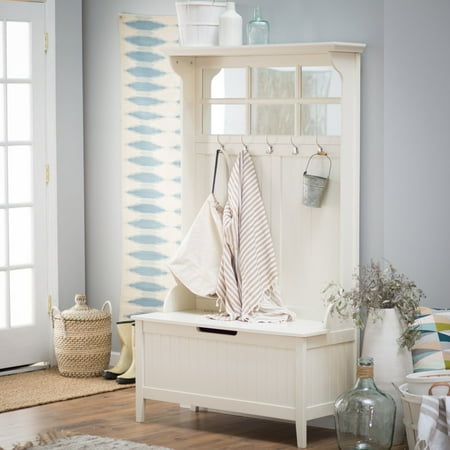 Belham Living Richland Hall Tree - Antique White