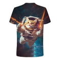 thumbnail image 4 of Jjayotai T Shirts for Men, Night Sky Print Tees, Mens Graphic T-Shirts, 3D Printed Short Sleeve Shirts Tops, Men's Tee Blue^1 XXXXL, 4 of 5