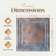 thumbnail image 5 of DCT06 - Cambridge 2 ft. x 2 ft. PVC Glue-up or Lay-in Ceiling Tile in Weathered Copper (200 sq.ft / Pack) - 50 Pieces, 5 of 20