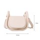 thumbnail image 2 of Mini bolso de almacenamiento de lápiz labial para mujer bolso de citas femenino de Color sólido de cuero PU (blanco), 2 of 7