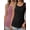 PurpleRed-Black, variant on MOSHU 2 Pack Tank Tops for Women Crew Neck Sleeveless Tops Dressy Casual Loose Fit Summer Shirts