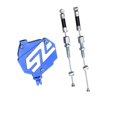 thumbnail image 1 of Destyer Motorcycle Stunt Cable System with Spare Parts Easy Pull Mechanism New Blue 65x77mm 1Set, 1 of 6