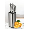 thumbnail image 2 of Dura Living Universal Knife Block Holder, Stainless Steel Organizer, Space-Saving Storage (Knives Not in Included), 2 of 7