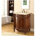 thumbnail image 2 of Vanity Cabinet 2 Door 27"x21"x35" Brown, 2 of 7