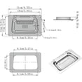 thumbnail image 2 of Stylish Chest Handle, Professional Finish Spring Loaded Handle for Toolbox, Heavy Duty Stainless Steel with Rust Resistance, Foldable Design for Various Applications, 2 of 5