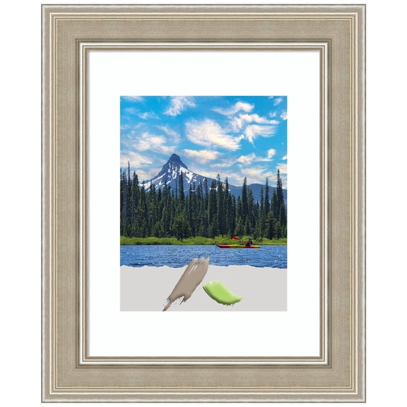 Mezzo Silver Wood Picture Frame, Photo Frame, Art Frame