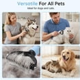 thumbnail image 6 of Pet Grooming Brush Double Sided, Deshedding Tool For Dogs for Removing Loose Hair, Mats, Tangles & Undercoat, 6 of 7