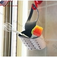 thumbnail image 3 of Kitchen Sink Shelving Bag Dish Cloths Rack Suction Sponge Hanging Drain Holder, 3 of 3