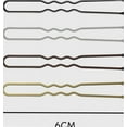 thumbnail image 3 of Hair Pins Bobby Pins, 6CM U shape Hair Bun Pins Clips, Wavy Design Hair Grips for Women Hair Styling 100PCS - Blonde, 3 of 4