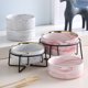 thumbnail image 4 of Cuenco de cerámica para gatos, comedero doble de mármol para perros y cachorros con soporte elevado, accesorios antideslizantes para comida y agua, productos n.° P021, 4 of 5