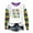 White, variant on YUNAFFT Wowomen Fashion Paillette Letter Printed Loose T-shirt Long Sleeves Blouse Round Neck Casual Tops St. Parik's Day
