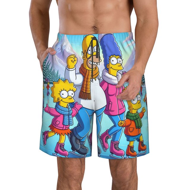 Shorts de Plage Décontractés d'Été pour Hommes, Séchage Rapide, Taille m