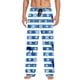 thumbnail image 2 of Pantalones de pijama largos para hombre, informales, con estampado a cuadros, holgados, deportivos, elásticos, rectos, vintage, con bolsillos, 2 of 9