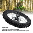 thumbnail image 3 of Front Wheel Rim Tire Replacement, Dirt Bike Front Wheel Assembly 15mm Rim Axle 17 Inch  for Pit Dirt Bike, 3 of 7