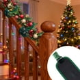 thumbnail image 5 of Bootesun 8PCS Railing Protection Christmas Garland Ties, Green Decors Banister Garlands Hanger, Adjustable Banister Protective Padded Faux Pine Stems Garland Ties for Staircase Wreath Home Xmas Decor, 5 of 7