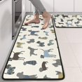 thumbnail image 2 of Kitchen Rugs Sets Of 2,Cute Animal Dogs Anti Fatigue Kitchen Mat Rugs Non Slip Washable,Decorative Kitchen Floor Mats for Kitchen,Sink,Laundry,17"x47"+17"x47", 2 of 5