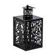 thumbnail image 1 of Candelabro decorativo de Halloween, farol de mesa, decoración de metal, 9 x 9 x 19,5 cm, para caminos, entradas de vehículos, versátil Estilo B, 1 of 9
