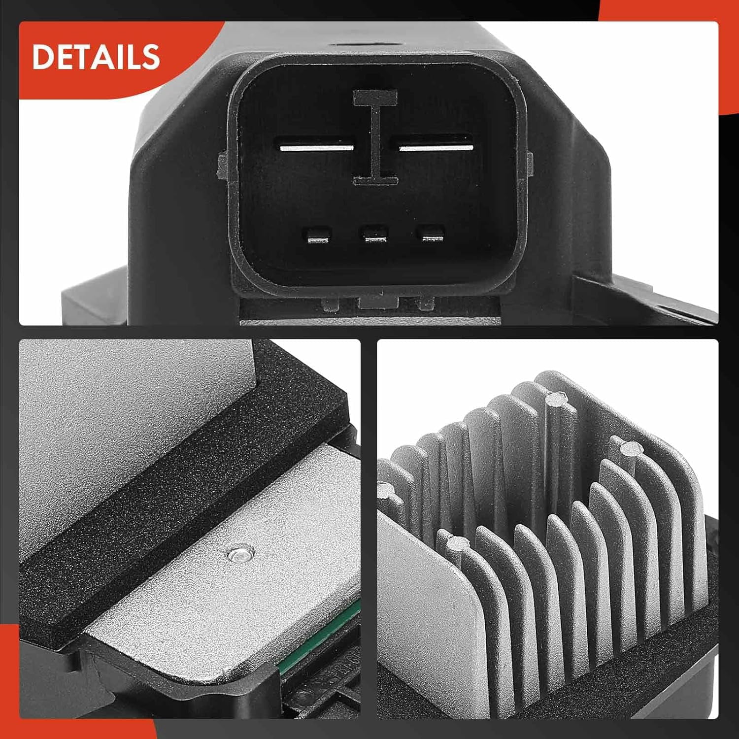 A-Premium HVAC Blower Motor Resistor Compatible with Ford F-250 Super Duty 2005-2007, F-350 Super Duty 2005-2007, F-450 Super Duty 2005-2007, F-550 Super Duty, F-650, F-750, F-53 Motorhome Chassis