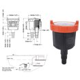 thumbnail image 4 of Sea Water Filter, Plastic Excellent Sealing Sea Water Strainer  for Marine, 4 of 7
