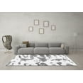 thumbnail image 3 of Ahgly Company Indoor Square Abstract Gray Modern Area Rugs, 5' Square, 3 of 4