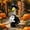 Black, variant on Roiihwy Halloween Porch Goose Outfit, Witch Geese Costume for Cement Goose Clothes with Hat and Bag for Yard Lawn Outdoor Garden Patio Wizard Party Decorations