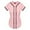 A-Pink926, variant on XIAOCHA Womens Striped Baseball Jersey Short Sleeve V Neck Button Up Top Breathable Sporty Athletic Tops