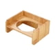 thumbnail image 2 of Rejilla para comedero de mascotas, soporte elevado para comedero de perros, estante dispensador de comida de madera, rejilla liviana para comedero de, 2 of 7