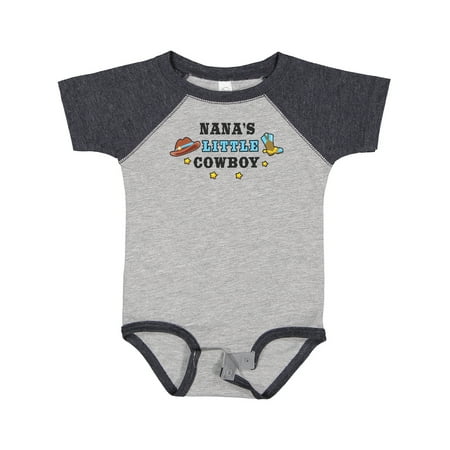 

Inktastic Nanas Little Cowboy with Cowboy Hat and Boots Gift Baby Boy Bodysuit