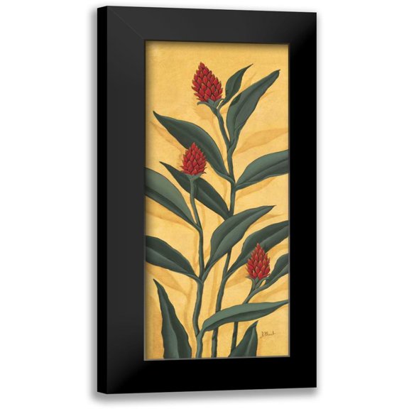Brent, Paul 8x14 Black Modern Framed Museum Art Print Titled - Red Ginger