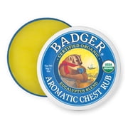 Badger Aromatic Chest Rub, Eucalyptus & Mint, 0.75 oz