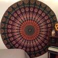 thumbnail image 3 of TIELUTT Round Beach Pool Home Shower Towel Blanket Table Cloth Yoga Mat Parachute Towels Patterned Bath Towels Wash Clothes and Towels Set Towel Wrap Men Low Lint Bath Towels, 3 of 5
