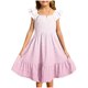 thumbnail image 3 of Girls' Summer Dress Kids 2025 Summer Sleeveless Ruffle Dress Lightweight Casual Sundress Perfect for Parties and Daily Wear ,Sie:130, 3 of 7