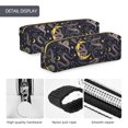 thumbnail image 4 of Balery Snake Sleep Estuche de Lápices de Cuero Impreso, Estuche para Suministros de Arte, Estuche de Lápices con Cremallera, Estuche de Almacenamiento de Papelería, 4 of 7