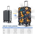 thumbnail image 6 of Haiem Colorful Fox Luggage Cover Printed Suitcase Covers for Luggage Elastic Washable Suitcase Protector Fits 18-32 Inch Luggage-Large, 6 of 9