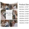thumbnail image 6 of Personalized Blanket with Photo Text - Cozy Flannel Material Customized Picture Blanket, Birthday Gift for Wife, Mom, Dad, Kids, Pet, Friends, 6 of 6