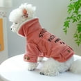 Pet Circle Dog Cat Clothes Thick Thick Padded Coat Good Son Leather