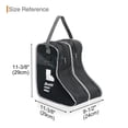 thumbnail image 2 of Paquete de 2 bolsas de almacenamiento de botas portátiles, bolsas de zapatos negras para almacenamiento y viajes, bolsas de zapatos de viaje a prueba de polvo para embalaje (mediano), 2 of 5