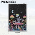 thumbnail image 7 of Yuyamidu Skull Golf Towels, Aesthetic Mushroom Coral Velvet Golf Ball Towel for Golf Bags for Women Men, Portable Workout Cleaning Cloth Accessories, 7 of 7