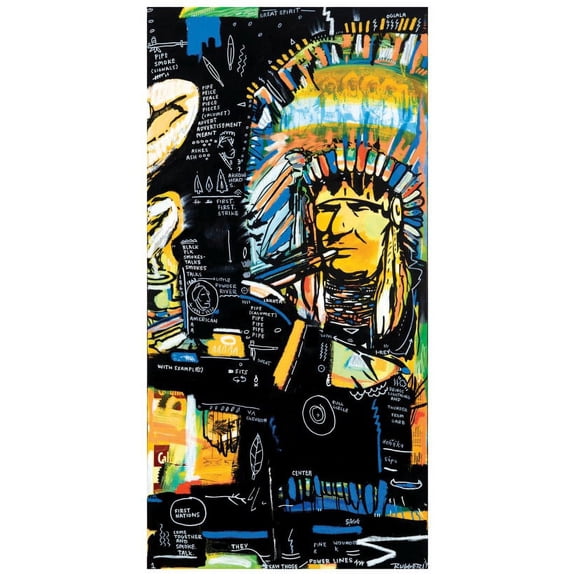 Marmont Hill Mh-Jrug-03-C-45 45" X 22-1/2" "Calumet 2" Giclee Art Print On Stretched