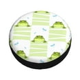 thumbnail image 3 of Bingfone Frogs And Dragonflies Spare Tire Cover Weatherproof Universal Wheel Protectors For Rv Camper Travel Trailer Suv Truck 17 Inch, 3 of 9