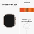 thumbnail image 3 of Apple Watch Ultra  (GPS + Cellular) 49mm - Orange Alpine Loop, 3 of 3