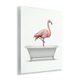 thumbnail image 4 of Stupell Industries Traditional Flamingo in Bath Bath & Laundry Painting Unframed Art Print Wall Art, 11 x 14, 4 of 8