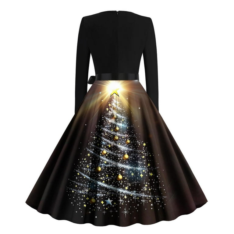 sachin and babi light blue dress Christmas Tree Dress main image 1