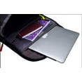 thumbnail image 4 of Case-It The Classic Laptop Backpack, W/Bungee Cord Detail, Black/Red (BKP-503-Black/Red), 4 of 4