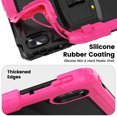 thumbnail image 6 of XYX for Lenovo Idea Tab 11 inch 2025/Tab K11 Gen 2 Case 11 inch, 3in1 Heavy Duty Shockproof Tablet Cover with Stand, Shoulder Strap, Rose, 6 of 7