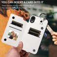 thumbnail image 4 of iPhone XR Case ,Card Slots Leather Wrist Strap Phone Cover for iPhone XR, 4 of 5